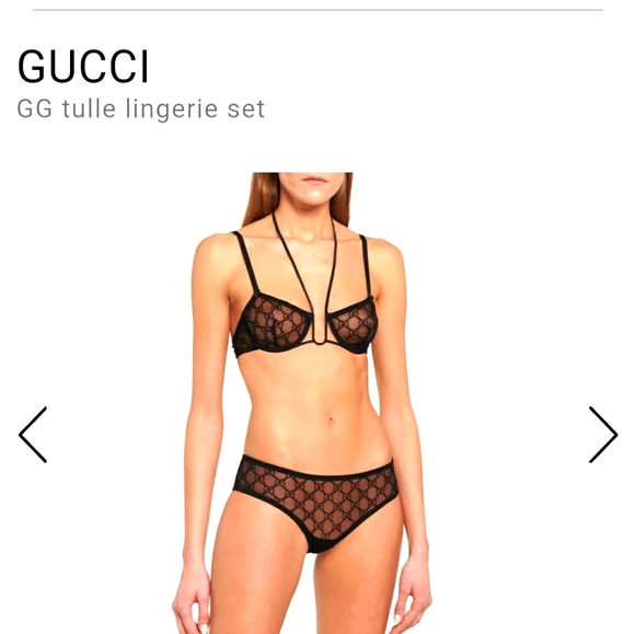 Gucci GG tulle lingerie set - Picture 1 of 4